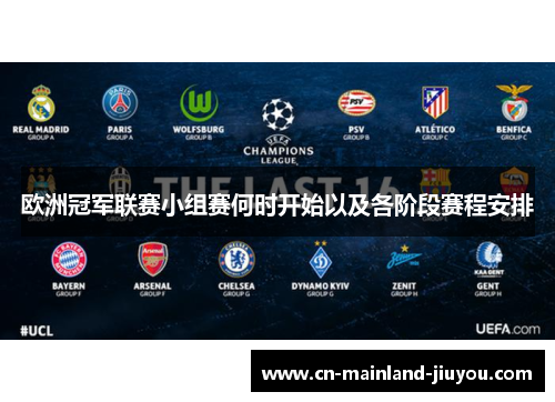 欧洲冠军联赛小组赛何时开始以及各阶段赛程安排 欧洲冠军联赛小组赛何时开始以及各阶段赛程安排