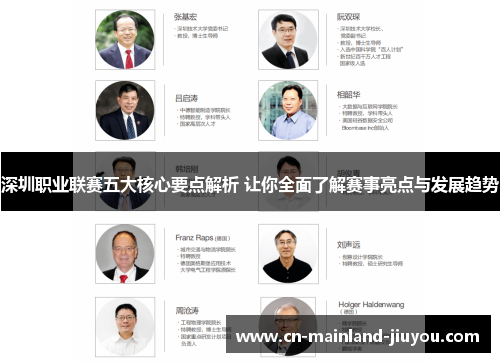 深圳职业联赛五大核心要点解析 让你全面了解赛事亮点与发展趋势 深圳职业联赛五大核心要点解析 让你全面了解赛事亮点与发展趋势