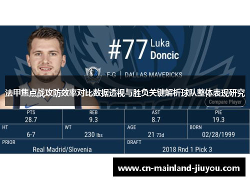 法甲焦点战攻防效率对比数据透视与胜负关键解析球队整体表现研究 法甲焦点战攻防效率对比数据透视与胜负关键解析球队整体表现研究